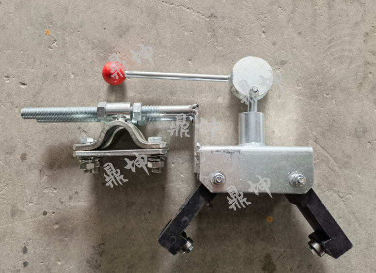 鐵路接觸網梯車防傾器雙把式抓軌器